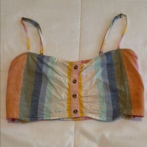 Billabong Orange Yellow Camisole Crop Top